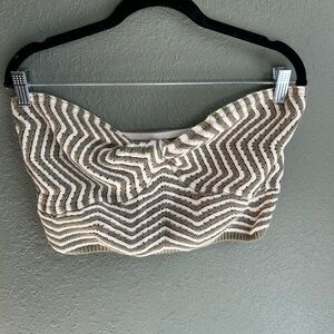 Cute Crochet Look Tube Top